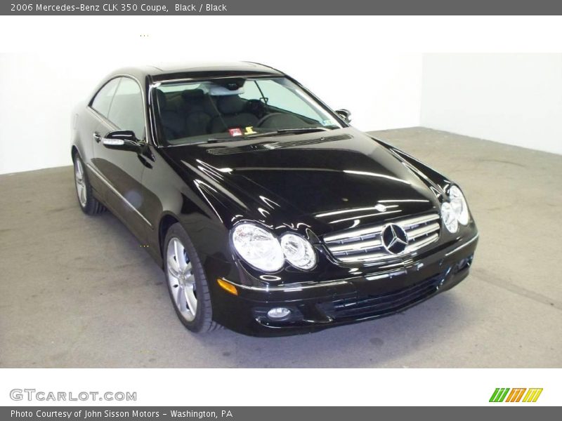 Black / Black 2006 Mercedes-Benz CLK 350 Coupe