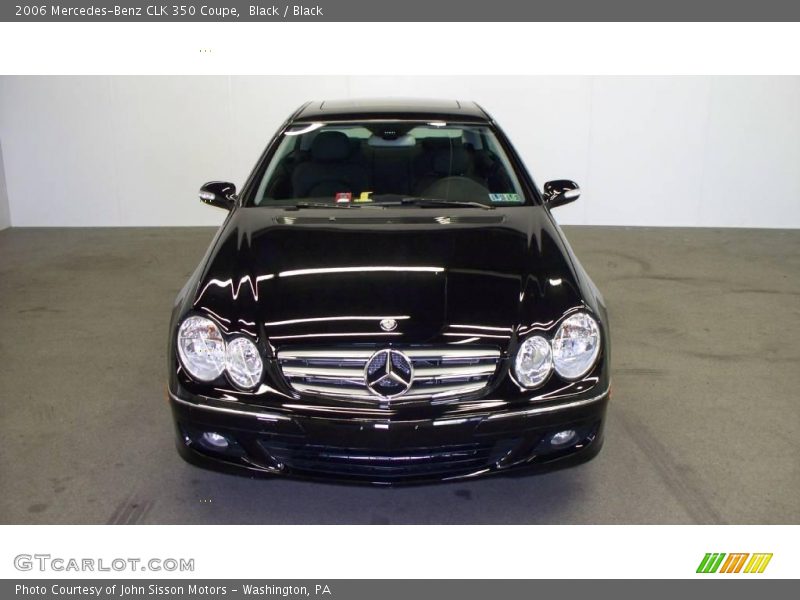 Black / Black 2006 Mercedes-Benz CLK 350 Coupe