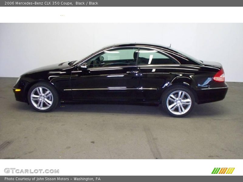 Black / Black 2006 Mercedes-Benz CLK 350 Coupe