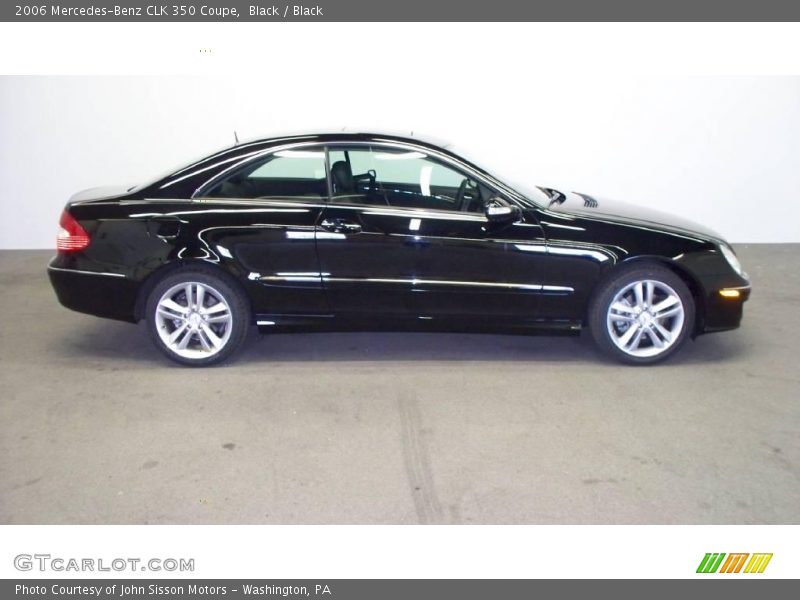 Black / Black 2006 Mercedes-Benz CLK 350 Coupe