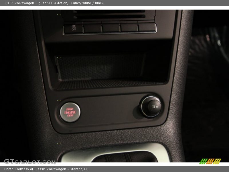 Candy White / Black 2012 Volkswagen Tiguan SEL 4Motion