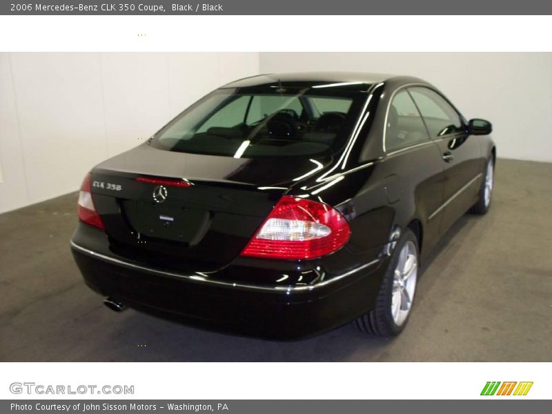 Black / Black 2006 Mercedes-Benz CLK 350 Coupe
