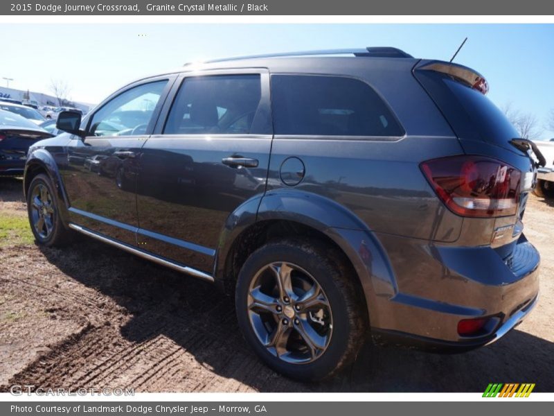Granite Crystal Metallic / Black 2015 Dodge Journey Crossroad