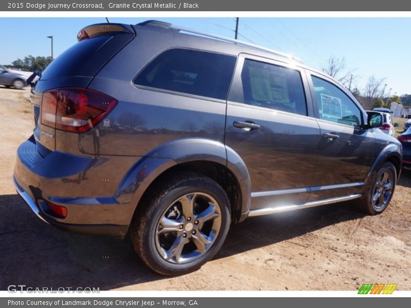 Granite Crystal Metallic / Black 2015 Dodge Journey Crossroad