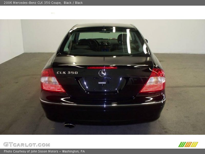 Black / Black 2006 Mercedes-Benz CLK 350 Coupe