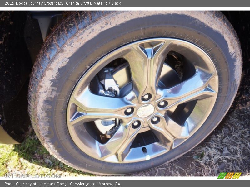 Granite Crystal Metallic / Black 2015 Dodge Journey Crossroad