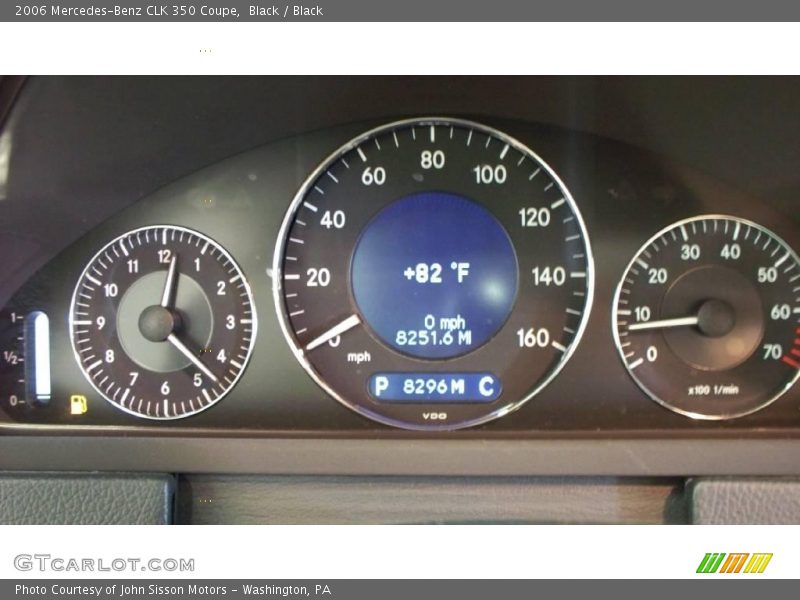 Black / Black 2006 Mercedes-Benz CLK 350 Coupe