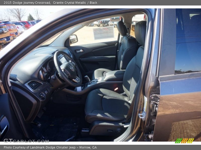 Granite Crystal Metallic / Black 2015 Dodge Journey Crossroad