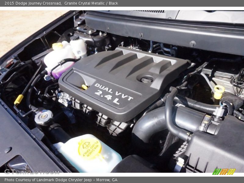 Granite Crystal Metallic / Black 2015 Dodge Journey Crossroad