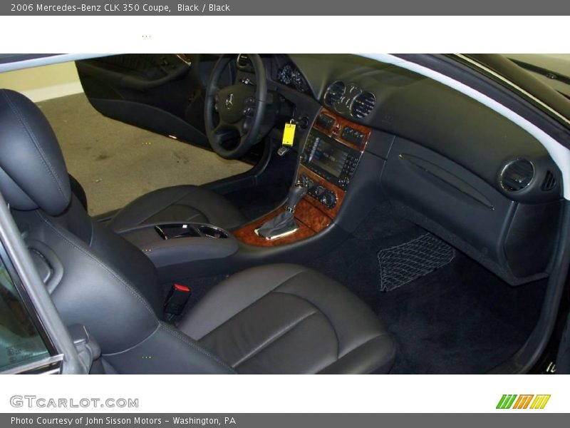 Black / Black 2006 Mercedes-Benz CLK 350 Coupe