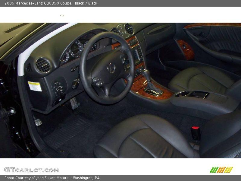Black / Black 2006 Mercedes-Benz CLK 350 Coupe