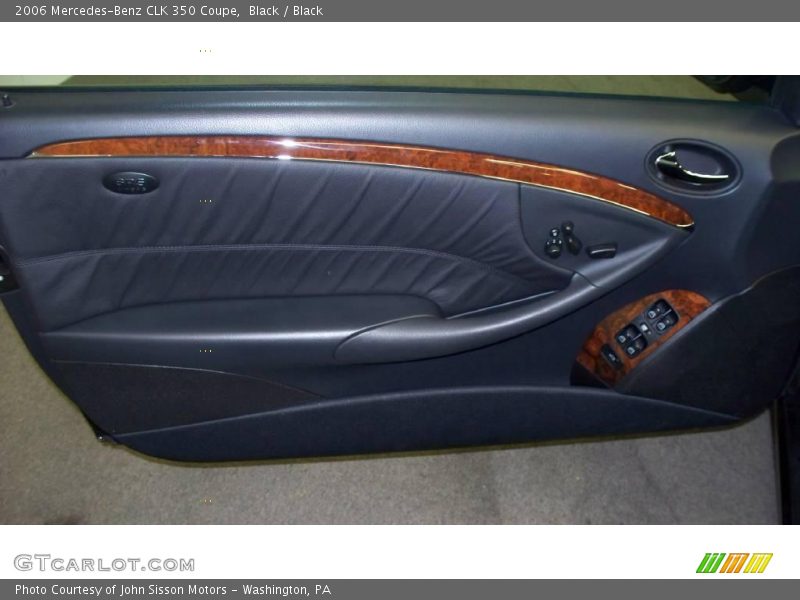 Black / Black 2006 Mercedes-Benz CLK 350 Coupe