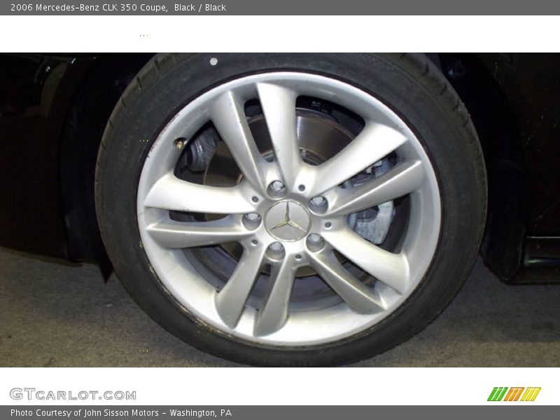 Black / Black 2006 Mercedes-Benz CLK 350 Coupe