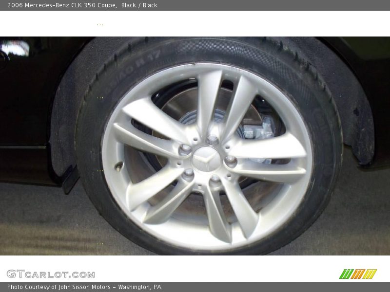 Black / Black 2006 Mercedes-Benz CLK 350 Coupe