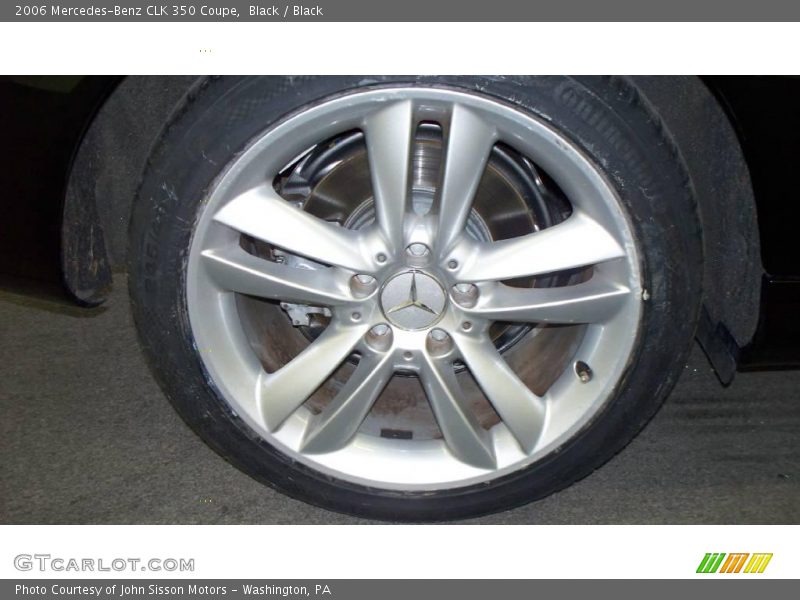 Black / Black 2006 Mercedes-Benz CLK 350 Coupe