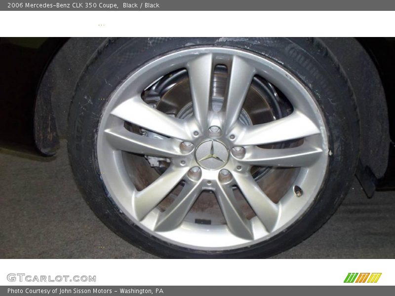 Black / Black 2006 Mercedes-Benz CLK 350 Coupe