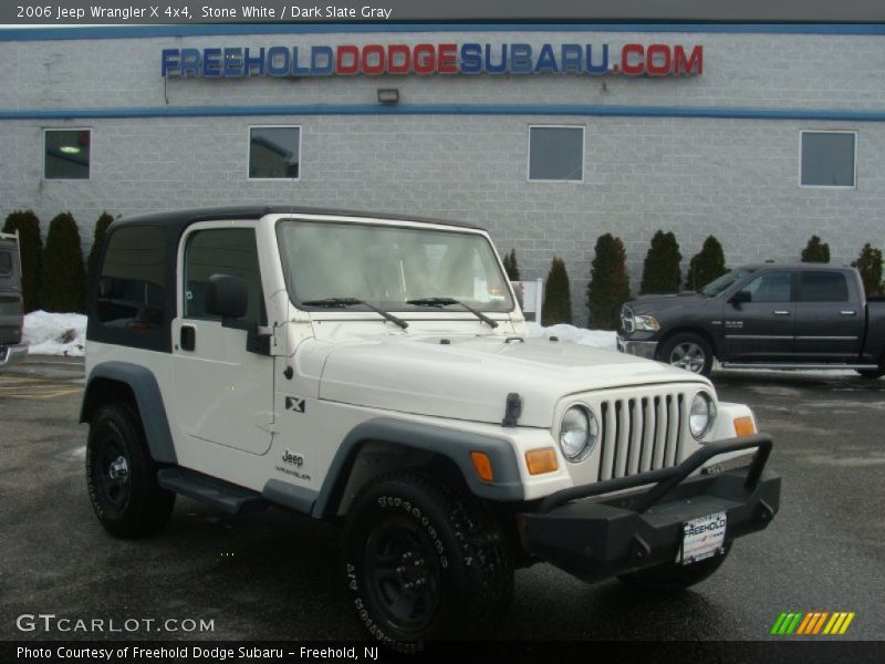 Stone White / Dark Slate Gray 2006 Jeep Wrangler X 4x4