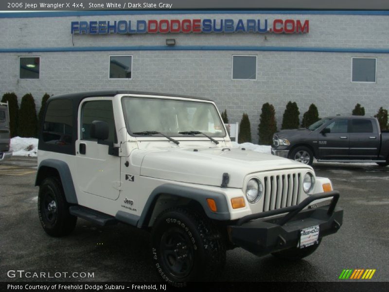 Stone White / Dark Slate Gray 2006 Jeep Wrangler X 4x4