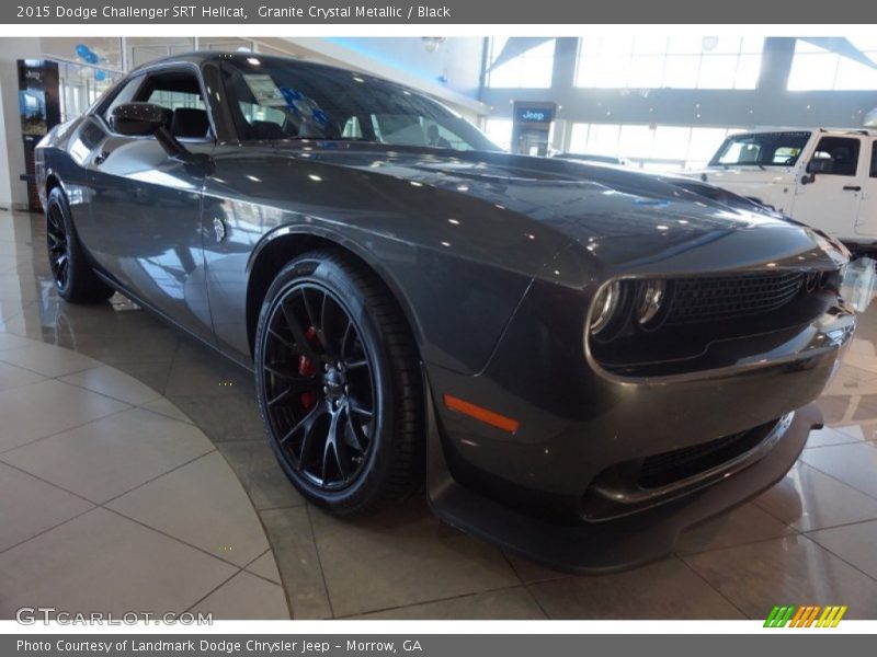 Front 3/4 View of 2015 Challenger SRT Hellcat