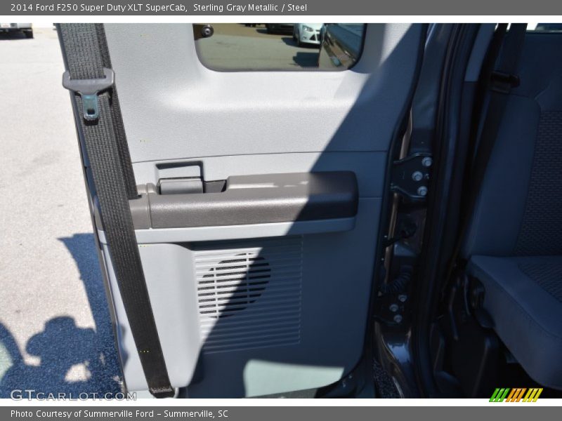 Sterling Gray Metallic / Steel 2014 Ford F250 Super Duty XLT SuperCab