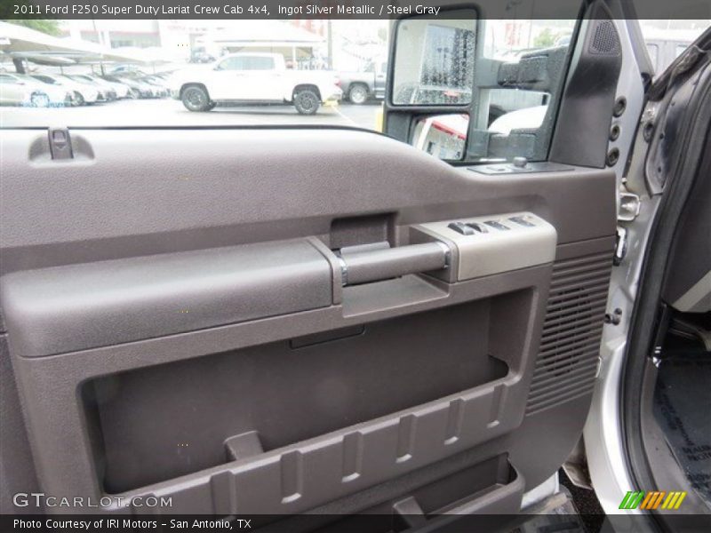 Ingot Silver Metallic / Steel Gray 2011 Ford F250 Super Duty Lariat Crew Cab 4x4