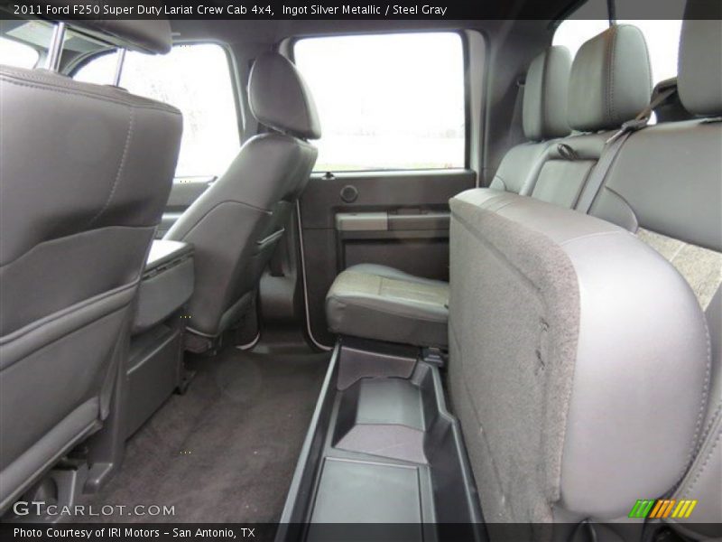 Ingot Silver Metallic / Steel Gray 2011 Ford F250 Super Duty Lariat Crew Cab 4x4