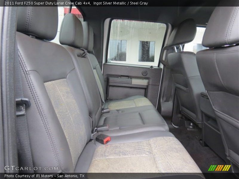 Ingot Silver Metallic / Steel Gray 2011 Ford F250 Super Duty Lariat Crew Cab 4x4