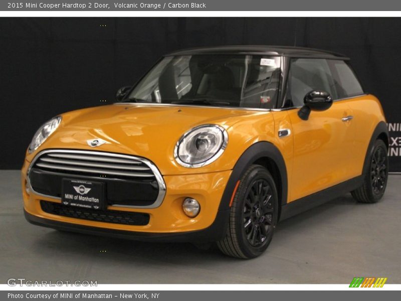Volcanic Orange / Carbon Black 2015 Mini Cooper Hardtop 2 Door