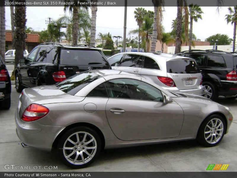 Pewter Metallic / Black 2006 Mercedes-Benz SLK 350 Roadster