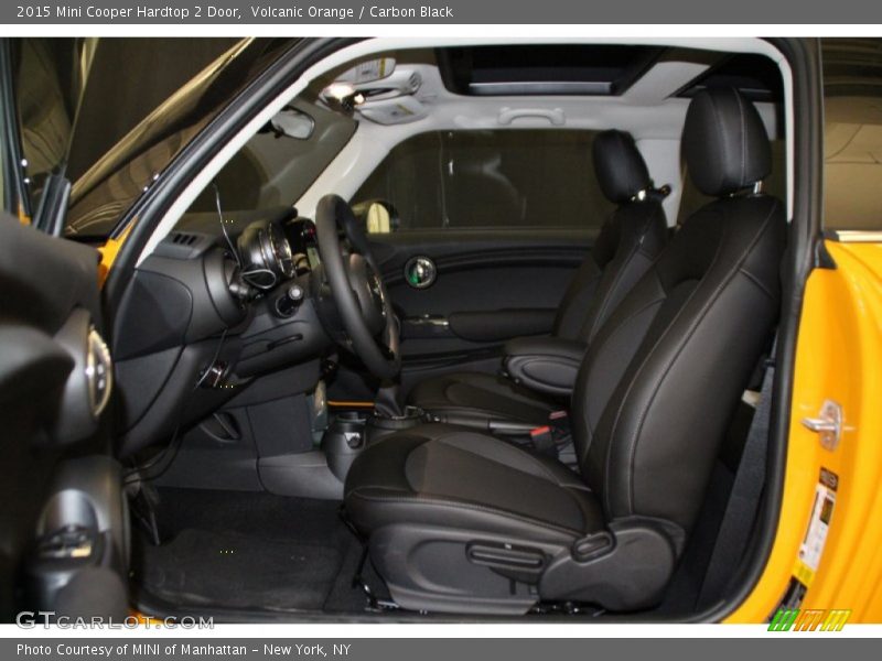 Volcanic Orange / Carbon Black 2015 Mini Cooper Hardtop 2 Door