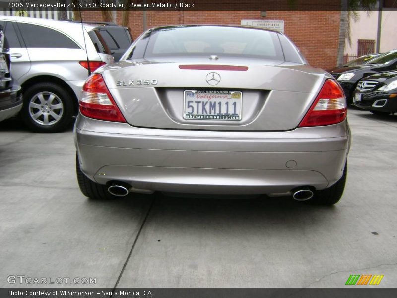 Pewter Metallic / Black 2006 Mercedes-Benz SLK 350 Roadster