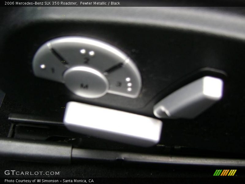 Pewter Metallic / Black 2006 Mercedes-Benz SLK 350 Roadster