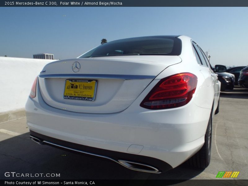 Polar White / Almond Beige/Mocha 2015 Mercedes-Benz C 300