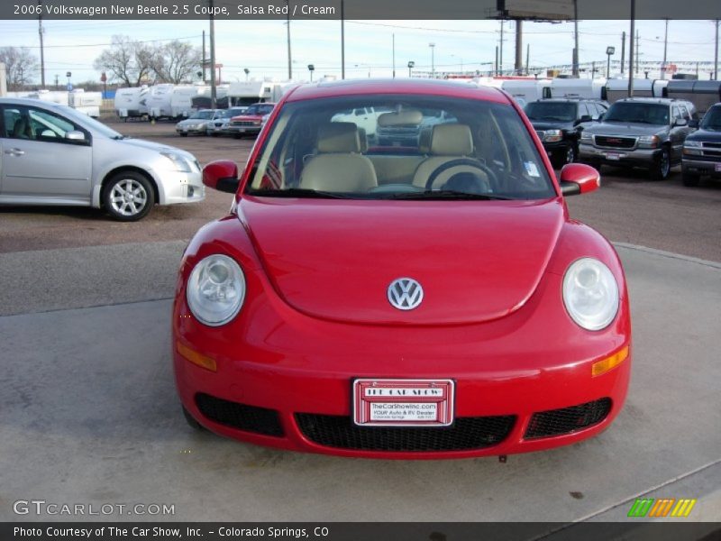 Salsa Red / Cream 2006 Volkswagen New Beetle 2.5 Coupe