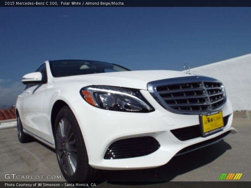 Polar White / Almond Beige/Mocha 2015 Mercedes-Benz C 300