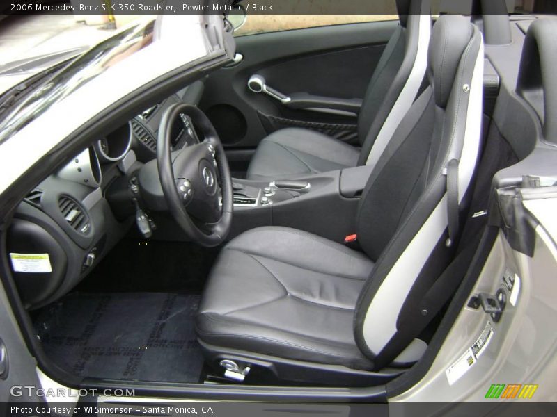 Pewter Metallic / Black 2006 Mercedes-Benz SLK 350 Roadster