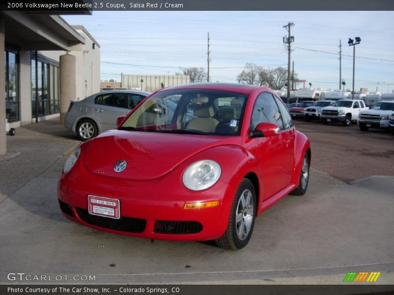 Salsa Red / Cream 2006 Volkswagen New Beetle 2.5 Coupe