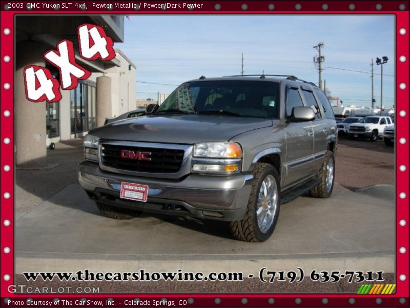 Pewter Metallic / Pewter/Dark Pewter 2003 GMC Yukon SLT 4x4