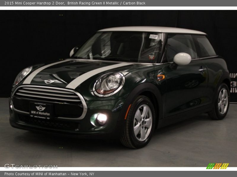 British Racing Green II Metallic / Carbon Black 2015 Mini Cooper Hardtop 2 Door