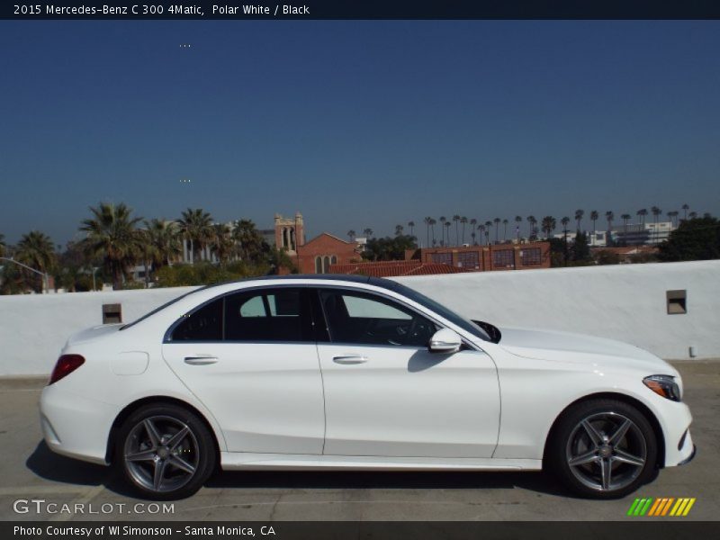 Polar White / Black 2015 Mercedes-Benz C 300 4Matic