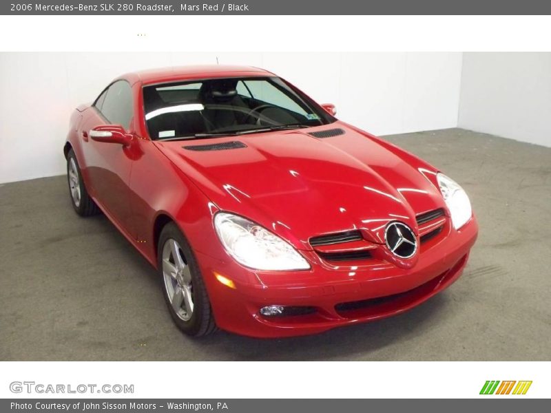 Mars Red / Black 2006 Mercedes-Benz SLK 280 Roadster