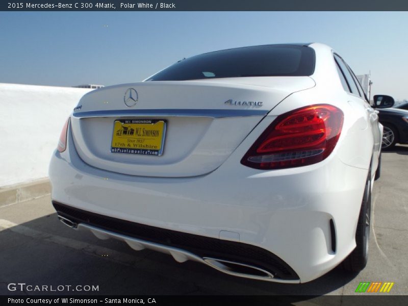 Polar White / Black 2015 Mercedes-Benz C 300 4Matic