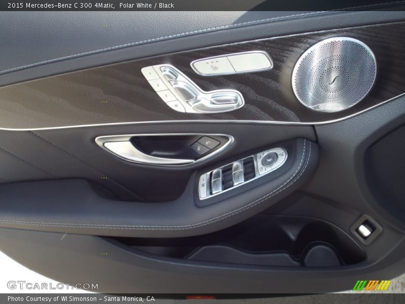 Polar White / Black 2015 Mercedes-Benz C 300 4Matic