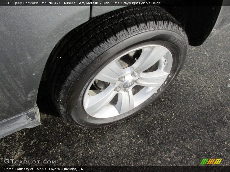 Mineral Gray Metallic / Dark Slate Gray/Light Pebble Beige 2012 Jeep Compass Latitude 4x4