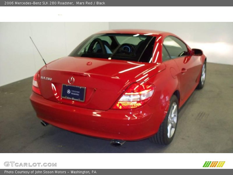 Mars Red / Black 2006 Mercedes-Benz SLK 280 Roadster