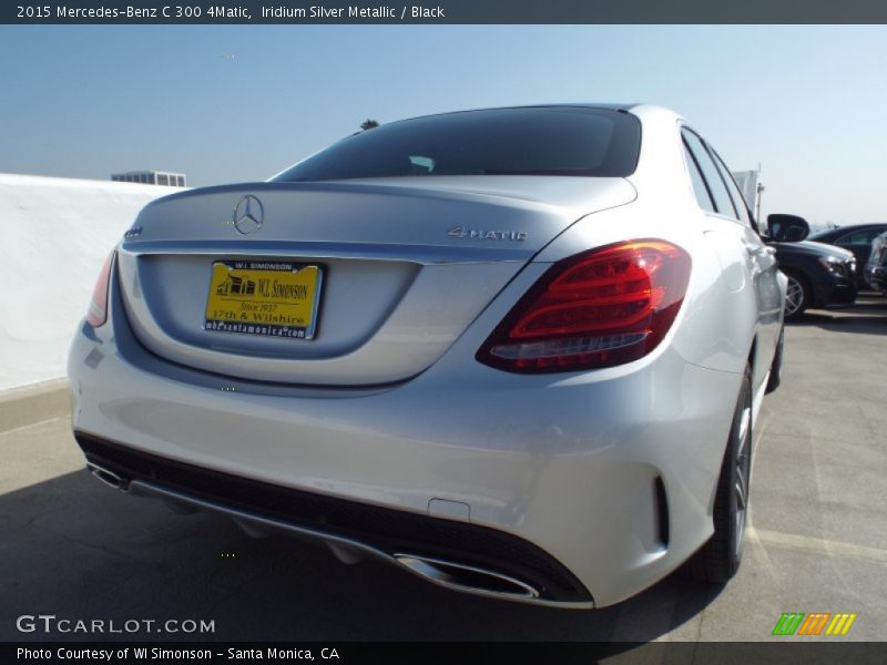 Iridium Silver Metallic / Black 2015 Mercedes-Benz C 300 4Matic