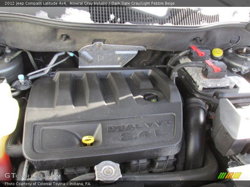 Mineral Gray Metallic / Dark Slate Gray/Light Pebble Beige 2012 Jeep Compass Latitude 4x4