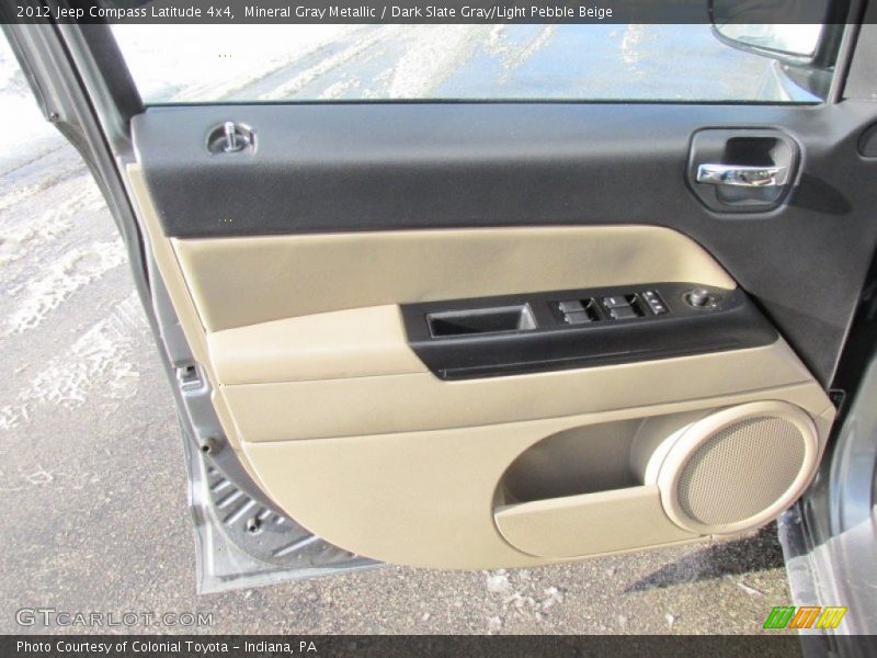 Mineral Gray Metallic / Dark Slate Gray/Light Pebble Beige 2012 Jeep Compass Latitude 4x4