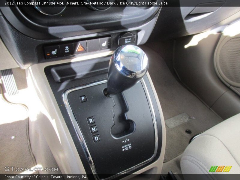 Mineral Gray Metallic / Dark Slate Gray/Light Pebble Beige 2012 Jeep Compass Latitude 4x4