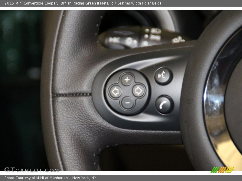 Controls of 2015 Convertible Cooper